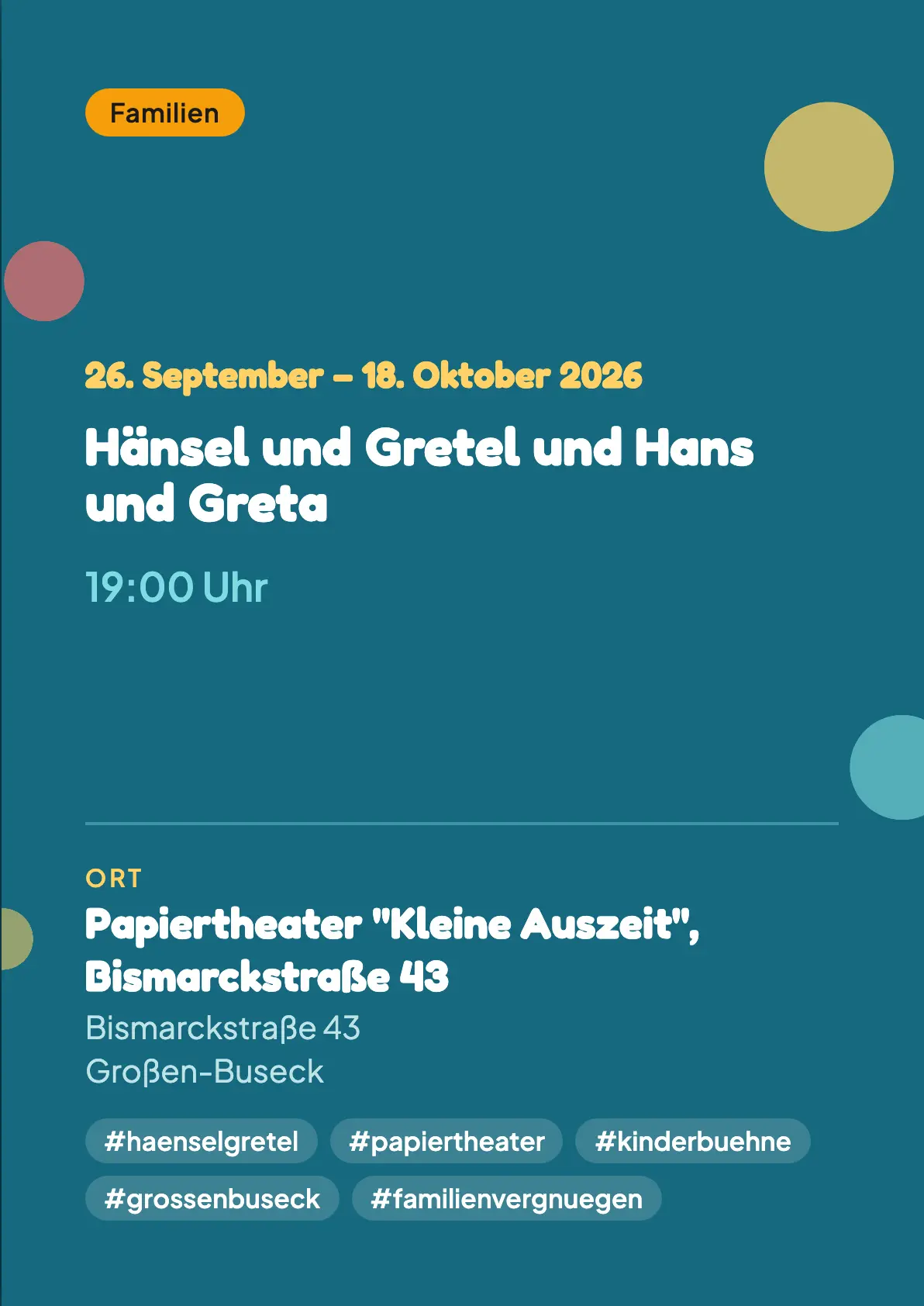 Hänsel und Gretel und Hans und Greta