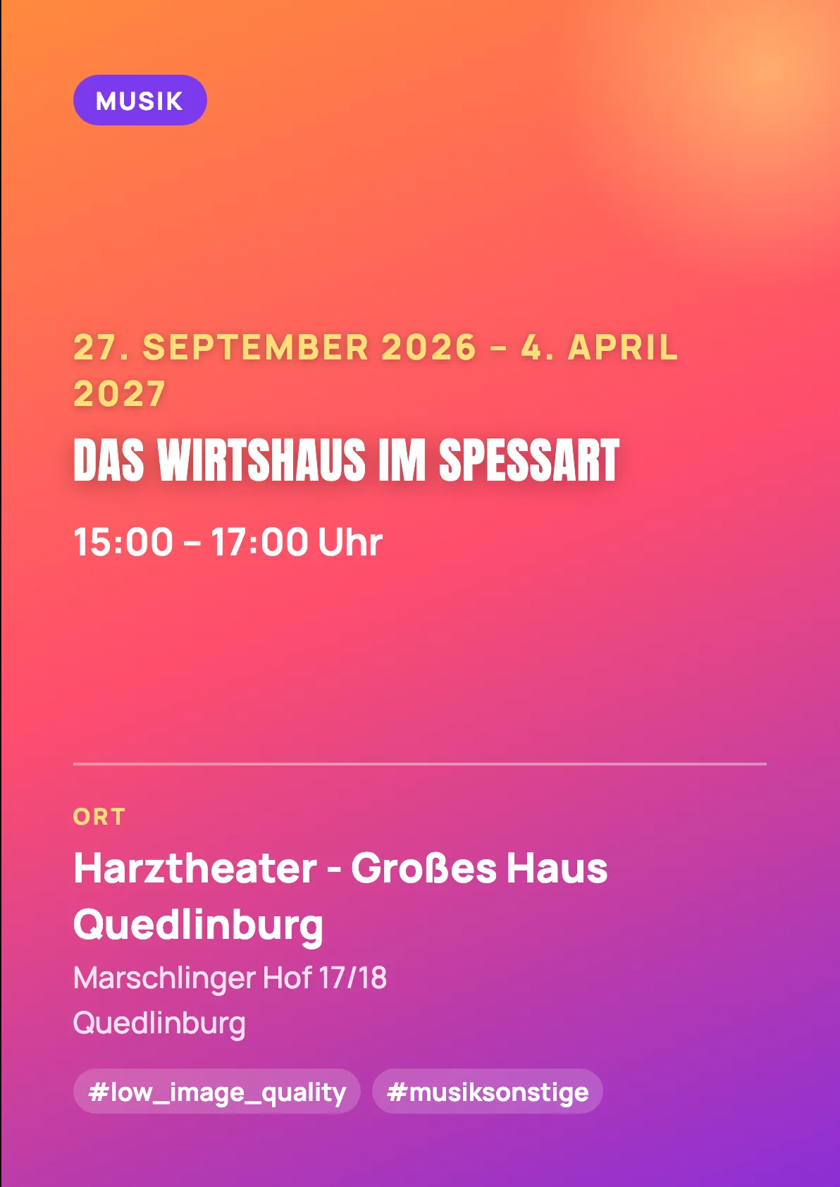 Das Wirtshaus im Spessart