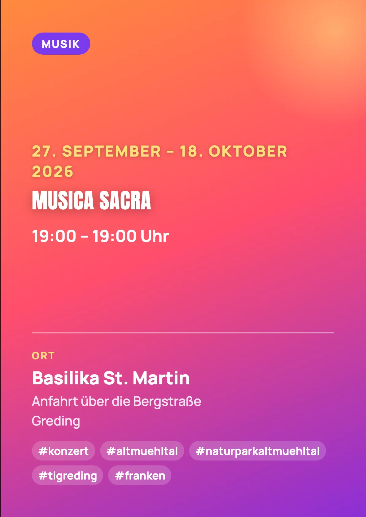 MUSICA SACRA