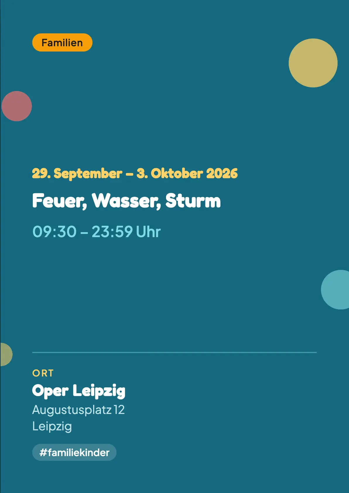 Feuer, Wasser, Sturm