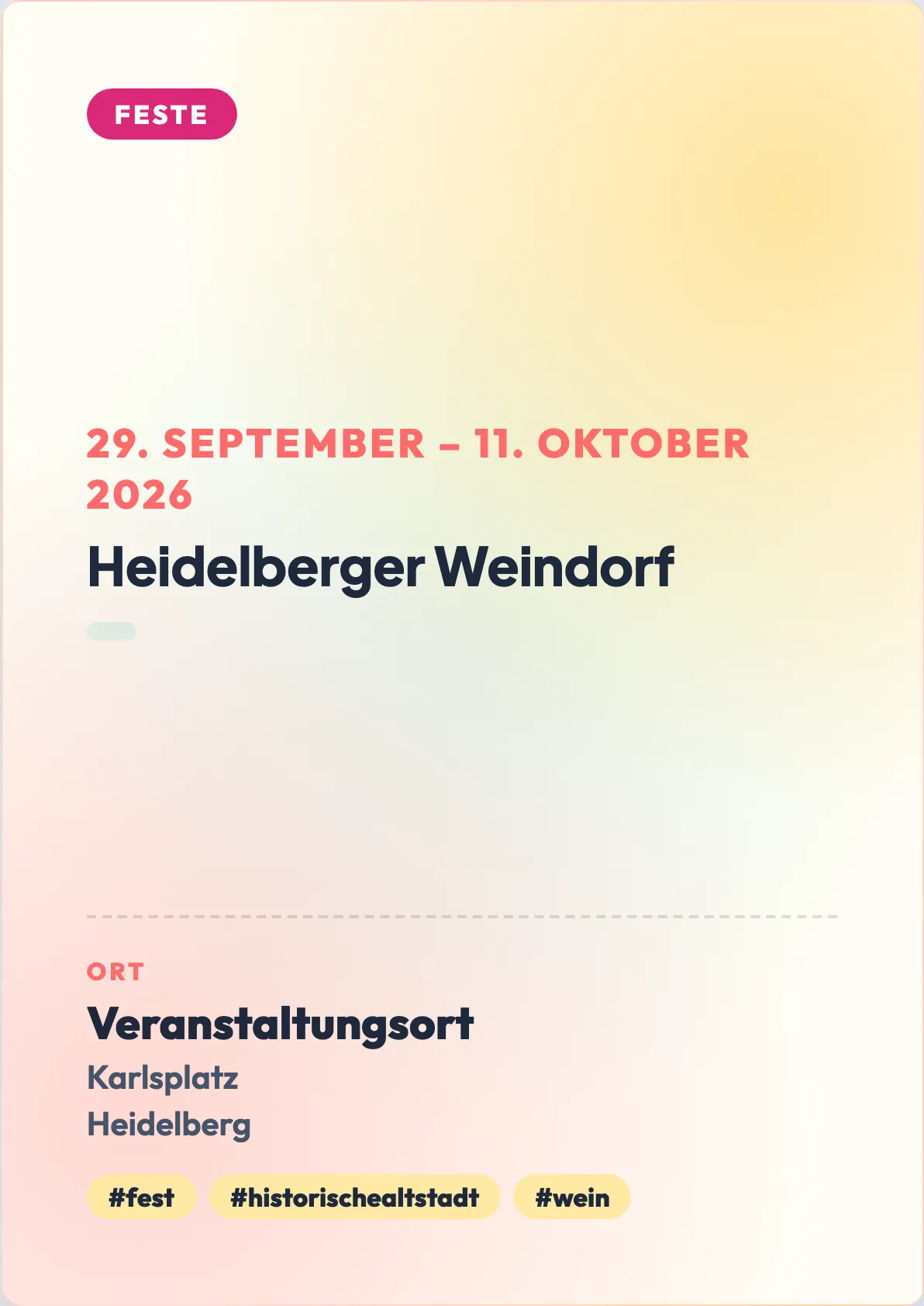 Heidelberger Weindorf