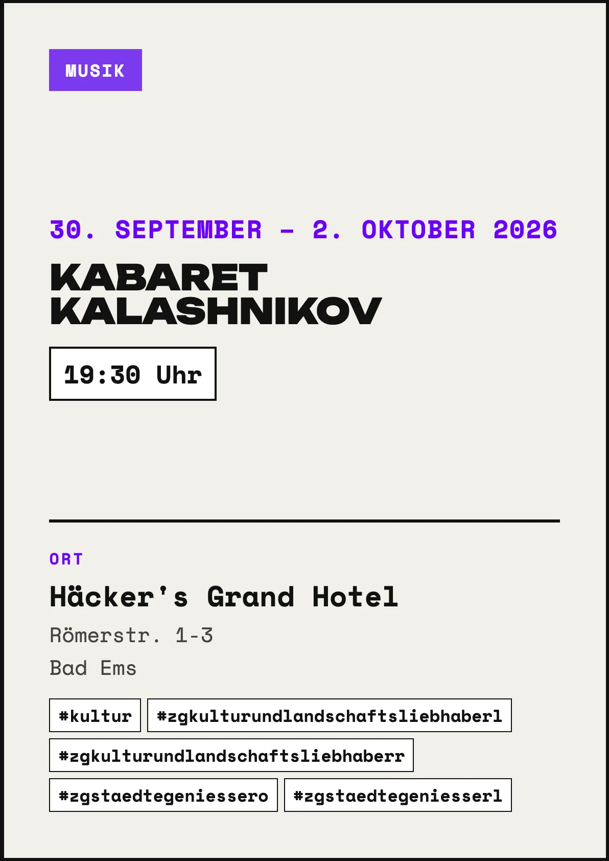 Kabaret Kalashnikov