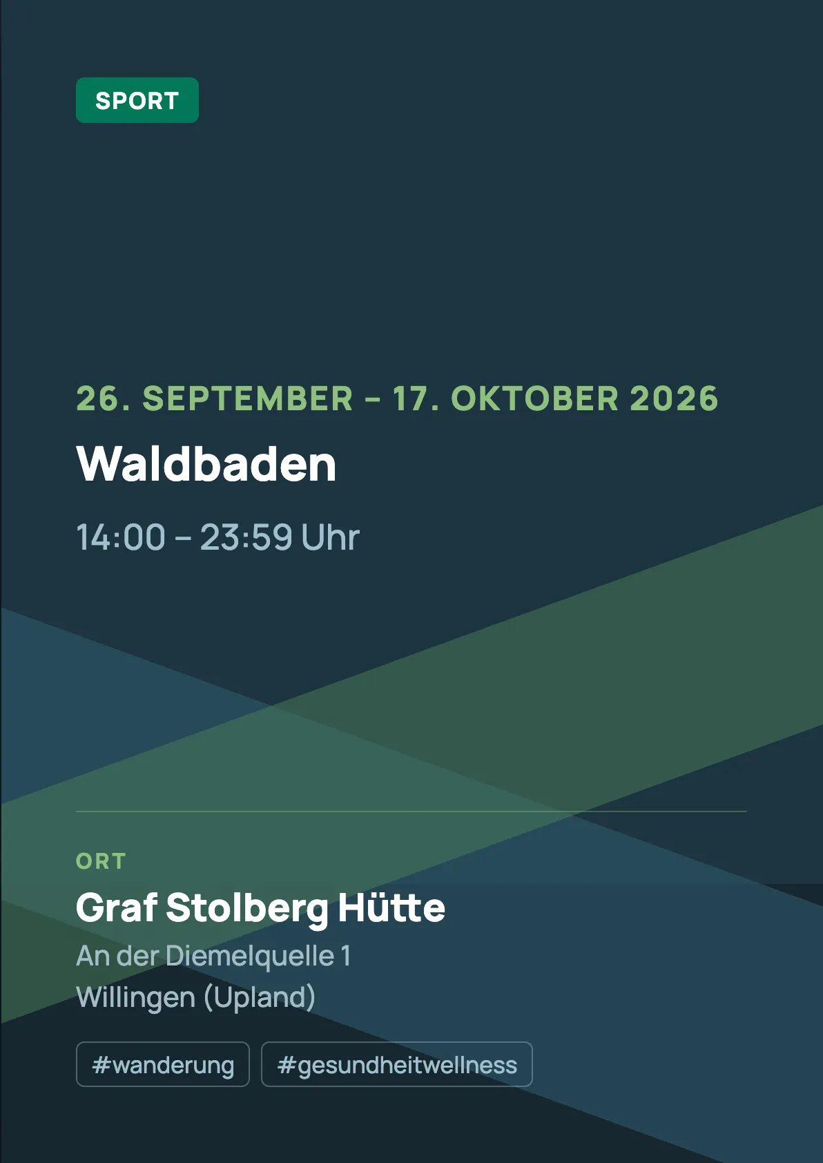 Waldbaden