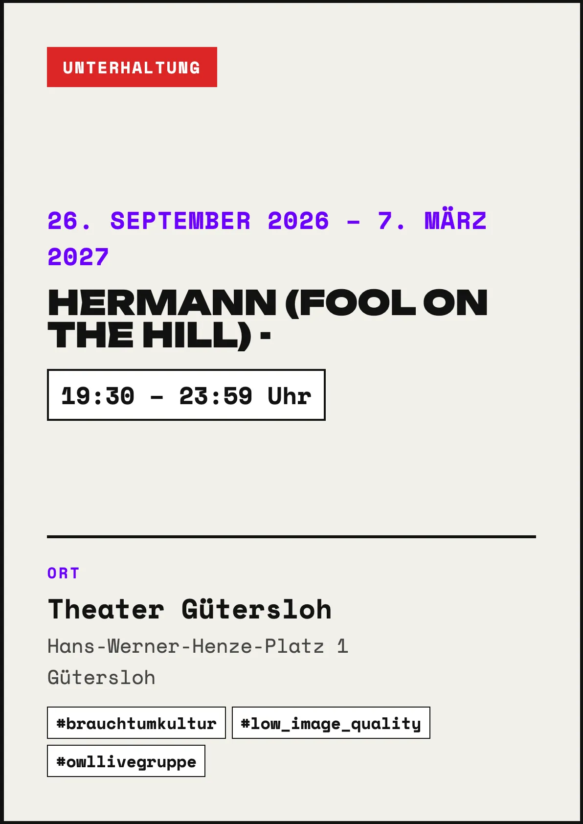 Hermann (fool on the hill) -