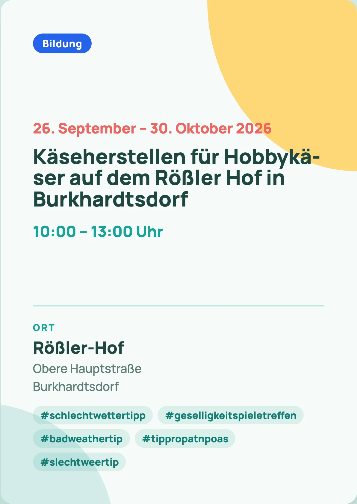 Käseherstellen für Hobbykäser auf dem Rößler Hof in Burkhardtsdorf