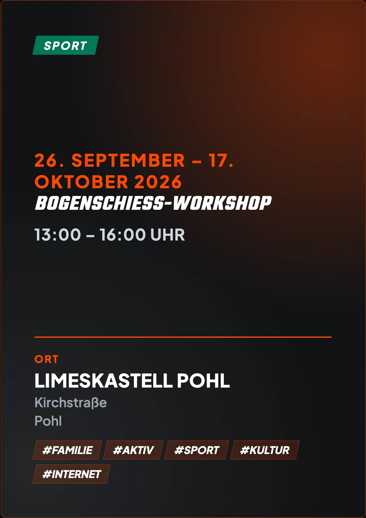 Bogenschieß-Workshop
