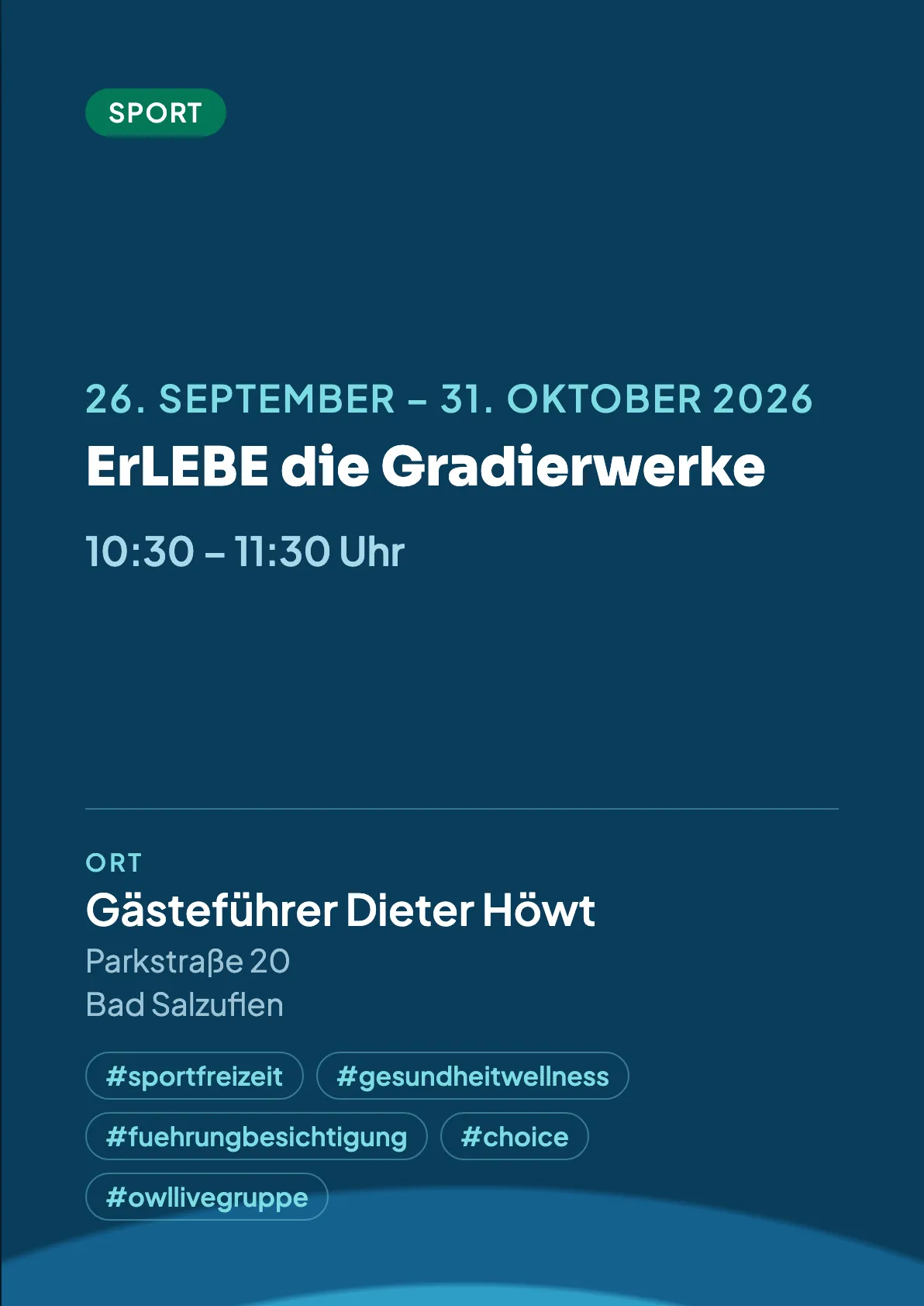 ErLEBE die Gradierwerke